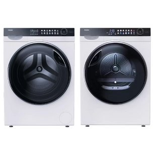 Haier (стиральная машина HW100-BD14378 + сушильная машина HD100-A2378) фото