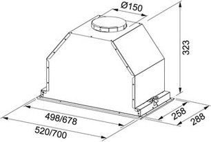 Вытяжка Франке FBI 737 XS фото 3 Вытяжка Franke FBI 737 XS фото 3
