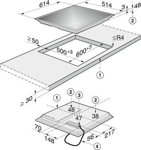 Независимая варочная панель Миле KM 5920 фото 2 Независимая варочная панель Miele KM 5920 фото 2