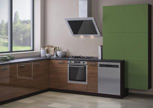 Наклонная вытяжка Krona AIDA Silent 900 5P inox/black фото 2 Наклонная вытяжка Krona AIDA Silent 900 5P inox/black фото 2
