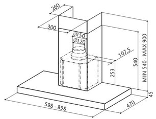 Вытяжка Фабер BELLA EG8 X A60 FB EXP фото 2 Вытяжка Faber BELLA EG8 X A60 FB EXP фото 2