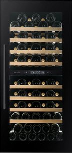 Встраиваемый винный шкаф Дунавокс DVS-70.185DMB фото Встраиваемый винный шкаф Dunavox DVS-70.185DMB фото
