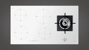 Варочная панель Фулгор Милано FCH 905 ID TS G DWK WH фото 2 Варочная панель Fulgor Milano FCH 905 ID TS G DWK WH фото 2