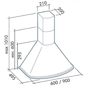 Вытяжка Фалмек Afrodite 90 ix (450) S фото 2 Вытяжка Falmec Afrodite 90 ix (450) S фото 2