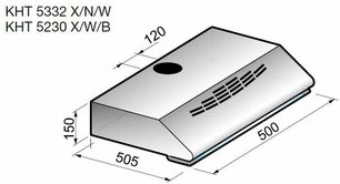 Вытяжка Кертинг KHT 5230 W фото 2 Вытяжка Korting KHT 5230 W фото 2