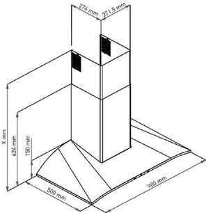 Вытяжка Де Дитрих DHD1155B фото 2 Вытяжка De Dietrich DHD1155B фото 2