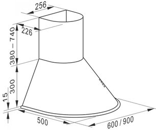 Вытяжка  Кайзер A 9423 GrBe Eco фото 4 Вытяжка  Kaiser A 9423 GrBe Eco фото 4