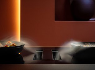 Варочная панель с вытяжкой Фалмек ZERO EASY 84 VETRO NERO фото 4 Варочная панель с вытяжкой Falmec ZERO EASY 84 VETRO NERO фото 4