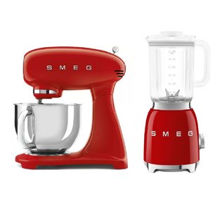 Smeg 50`s Style (блендер BLF03RDEU + миксер SMF03RDEU) фото