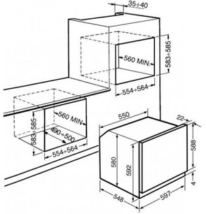 Духовой шкаф Смег SC800GVA8 фото 2 Духовой шкаф Smeg SC800GVA8 фото 2