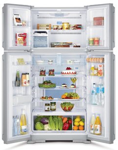 Холодильник Хитачи R-W662 EU9 GBK фото 2 Холодильник Hitachi R-W662 EU9 GBK фото 2