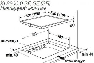 Индукционная варочная панель Куперсбуш KI 8800.0 SE фото 3 Индукционная варочная панель Kuppersbusch KI 8800.0 SE фото 3
