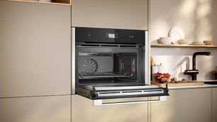 Компактный духовой шкаф с микроволнами Neff C24MS31N0 фото 4