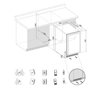 Винный шкаф Дунавокс DAU-45.125DB.TO фото 2 Винный шкаф Dunavox DAU-45.125DB.TO фото 2