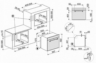 Духовой шкаф Смег SF750PS фото 2 Духовой шкаф Smeg SF750PS фото 2
