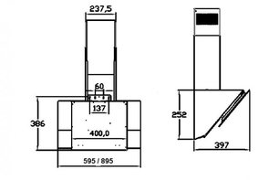 Вытяжка Зигмунд Штайн K 221.91 W фото 2 Вытяжка Zigmund Shtain K 221.91 W фото 2