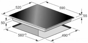 Индукционная варочная поверхность Кайзер KCT 6745 FI AD фото 4 Индукционная варочная поверхность Kaiser KCT 6745 FI AD фото 4