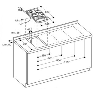 Варочная панель Гаггенау VG 232-234 фото 3 Варочная панель Gaggenau VG 232-234 фото 3