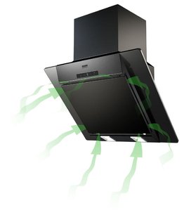 Наклонная вытяжка Krona SIMONA 600 BLACK 3S фото 2 Наклонная вытяжка Krona SIMONA 600 BLACK 3S фото 2