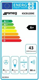 Встраиваемая вытяжка Смег KSCB120XE фото 4 Встраиваемая вытяжка Smeg KSCB120XE фото 4
