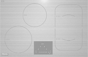 Индукционная панель Миле KM 6349-1 фото Индукционная панель Miele KM 6349-1 фото