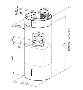 Вытяжка Смег KIR37XE фото 3 Вытяжка Smeg KIR37XE фото 3