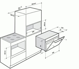 Микроволновая печь Де Дитрих DME 1135 W фото 2 Микроволновая печь De Dietrich DME 1135 W фото 2