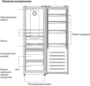 Холодильник Jacky`s JL FI355A1 фото 3