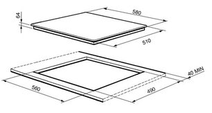 Варочная панель SMEG SI4631CB фото 2 Варочная панель SMEG SI4631CB фото 2