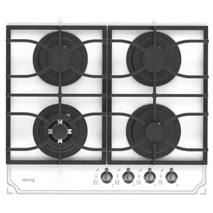 Газовая стеклянная варочная панель Кертинг HGG 6911 CTRW фото Газовая стеклянная варочная панель Korting HGG 6911 CTRW фото