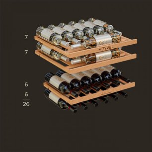 Винный шкаф Мэйвел MV26PRO-KBB2 фото 2 Винный шкаф Meyvel MV26PRO-KBB2 фото 2