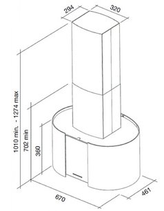 Вытяжка Фалмек Mirabilia isola 67 Elektra Vetro (800) ECP фото 4 Вытяжка Falmec Mirabilia isola 67 Elektra Vetro (800) ECP фото 4