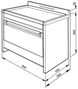 Варочный центр Смег A1C-6 фото 2 Варочный центр Smeg A1C-6 фото 2