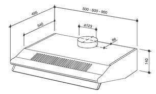 Вытяжка Кайзер A 601 NW фото 2 Вытяжка Kaiser A 601 NW фото 2