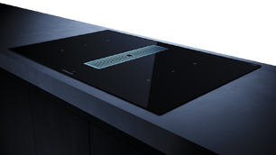 Индукционная варочная панель с вытяжкой Kuppersbusch KMI 8350.0 SR Stainless steel фото 3