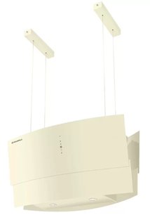 Вытяжка Maunfeld CLIMB ISLA 90 BEIGE Glass фото