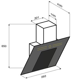Вытяжка Зигмунд Штайн K 218.61 B фото 2 Вытяжка Zigmund Shtain K 218.61 B фото 2