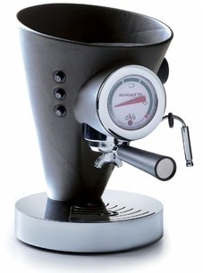 Кофеварка Бугатти DIVA Leather Grey фото Кофеварка Bugatti DIVA Leather Grey фото