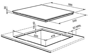 Варочная панель Smeg SI3633B фото 2