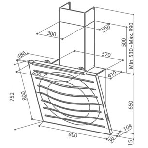Вытяжка Фабер Life EG10 WH A80 фото 3 Вытяжка Faber Life EG10 WH A80 фото 3