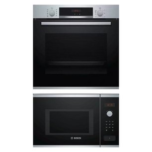 Bosch (духовой шкаф HBA573BS1 + микроволновая печь BFL553MS0) фото