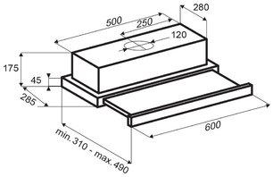 Вытяжка Зигмунд Штайн K 010.6 B фото 4 Вытяжка Zigmund Shtain K 010.6 B фото 4