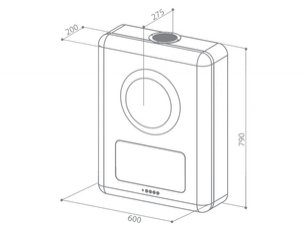 Вытяжка Фабер Plania EG8 X/WH A60 фото 2 Вытяжка Faber Plania EG8 X/WH A60 фото 2