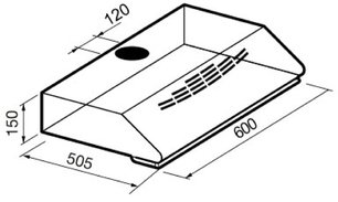 Вытяжка Korting KHT 6230 X фото 2