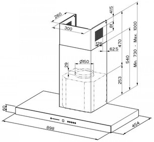 Вытяжка Фабер T-AIR KL A90 фото 4 Вытяжка Faber T-AIR KL A90 фото 4