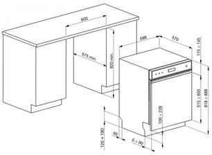 Посудомоечная машина Смег PLA6442X2 фото 3 Посудомоечная машина Smeg PLA6442X2 фото 3