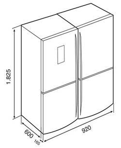 Холодильник Тека NFE 900 X фото 3 Холодильник Teka NFE 900 X фото 3