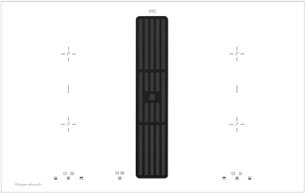 Варочная панель с вытяжкой Kuppersbusch KMI 8500.0 WR Black Velvet фото