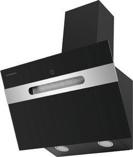 Кухонная вытяжка MAUNFELD Moon 60 черный\вставка сатин фото 2