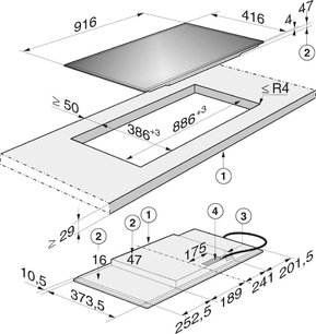 Индукционная панель Miele KM6379 FACETTE фото 3
